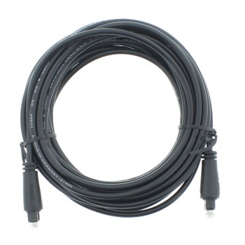 Audio Fiber Optik Kablo, ODT Fiş (Toslink), 5m - 1