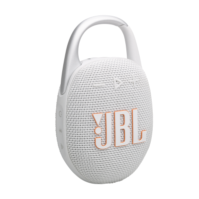 JBL Clip5, Bluetooth Hoparlör, IP67, Beyaz - 1