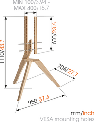 Next OP1 TV Standı, Light Oak - 4