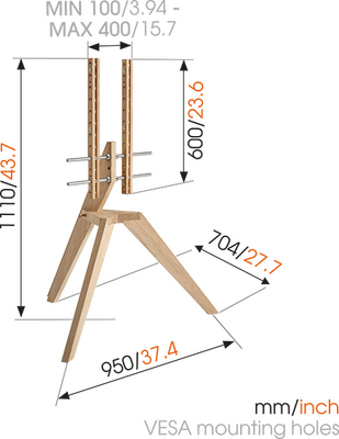 Next OP1 TV Standı, Light Oak - 4